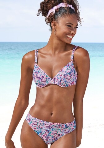 s.Oliver Minimizer Bikinitop in Lila: voorkant