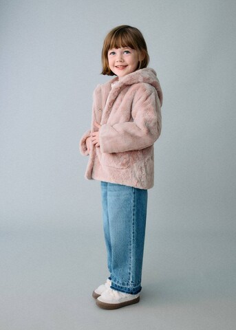MANGO KIDS Coat in Pink