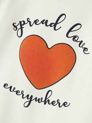 NAME IT Tričko 'NMFNOABELLE' – bílá