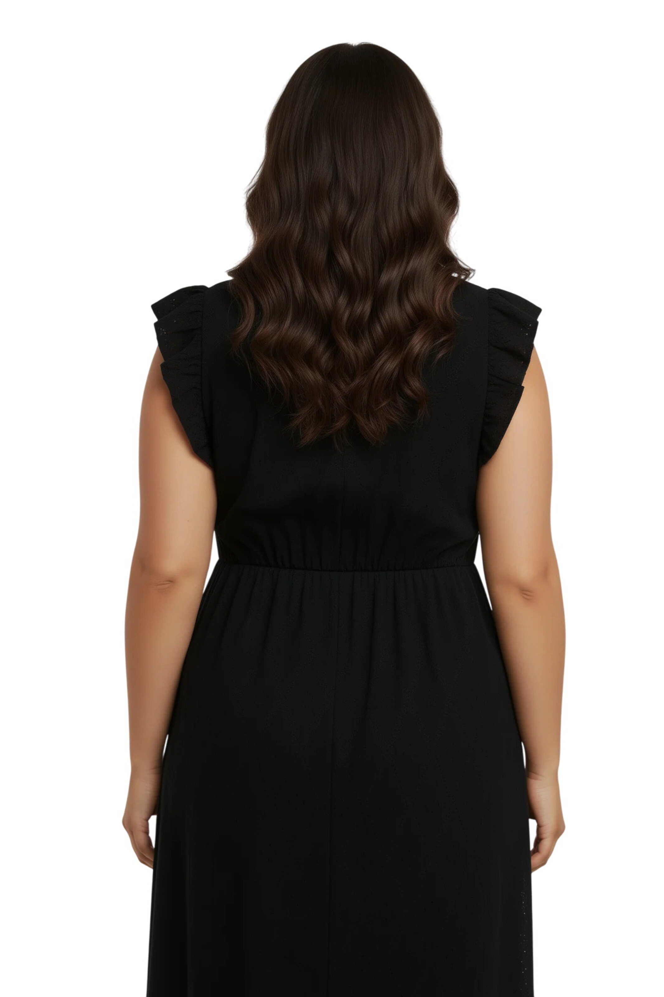 Shape Of You Summer Dress in Black