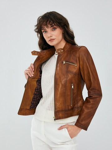Veste mi-saison Derimod en marron