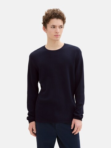 TOM TAILOR DENIM Pullover i blå