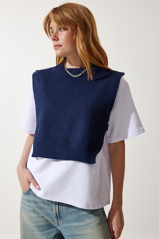 Happiness İstanbul Pulóver - kék