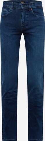 BOSS Slimfit Jeans 'Delaware' in Blauw: voorkant