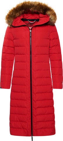 Manteau d’hiver 'Artic' Superdry en rouge : devant