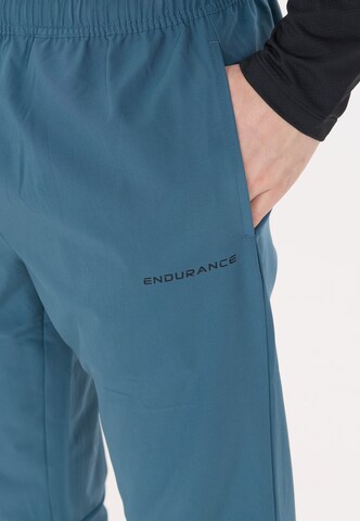 ENDURANCE Tapered Sportbroek 'Jeen' in Blauw