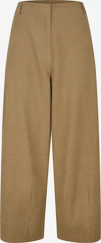 Masai Wide Leg Bukser i brun: forside