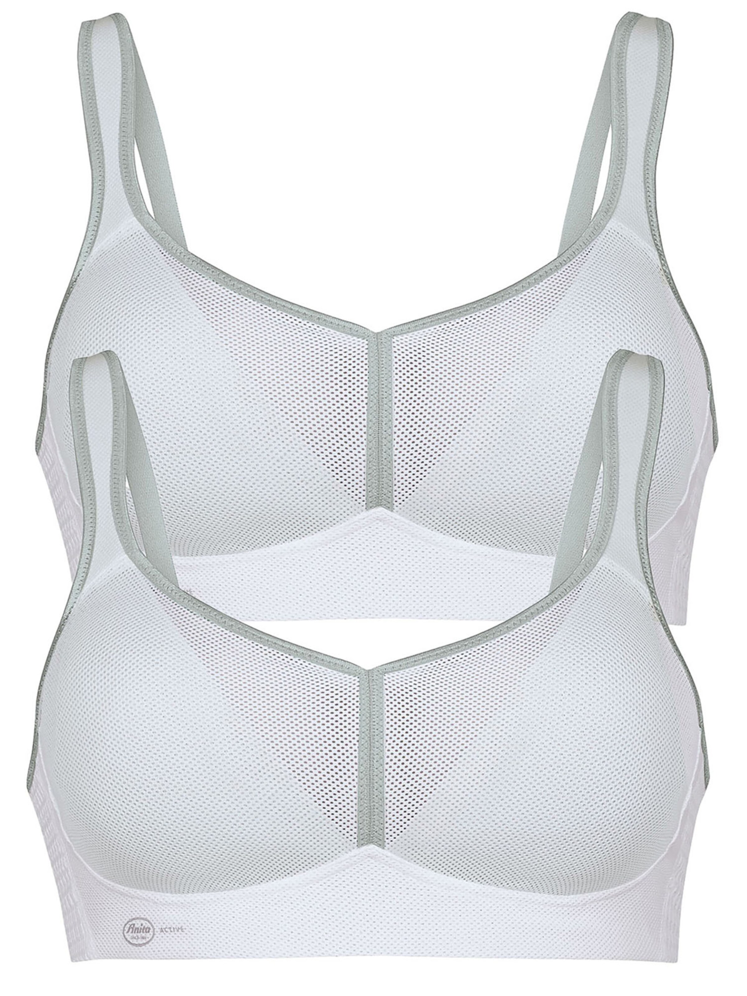 ANITA Bustier BH 'air control DeltaPad'‌‌ in Weiß: Vorderseite