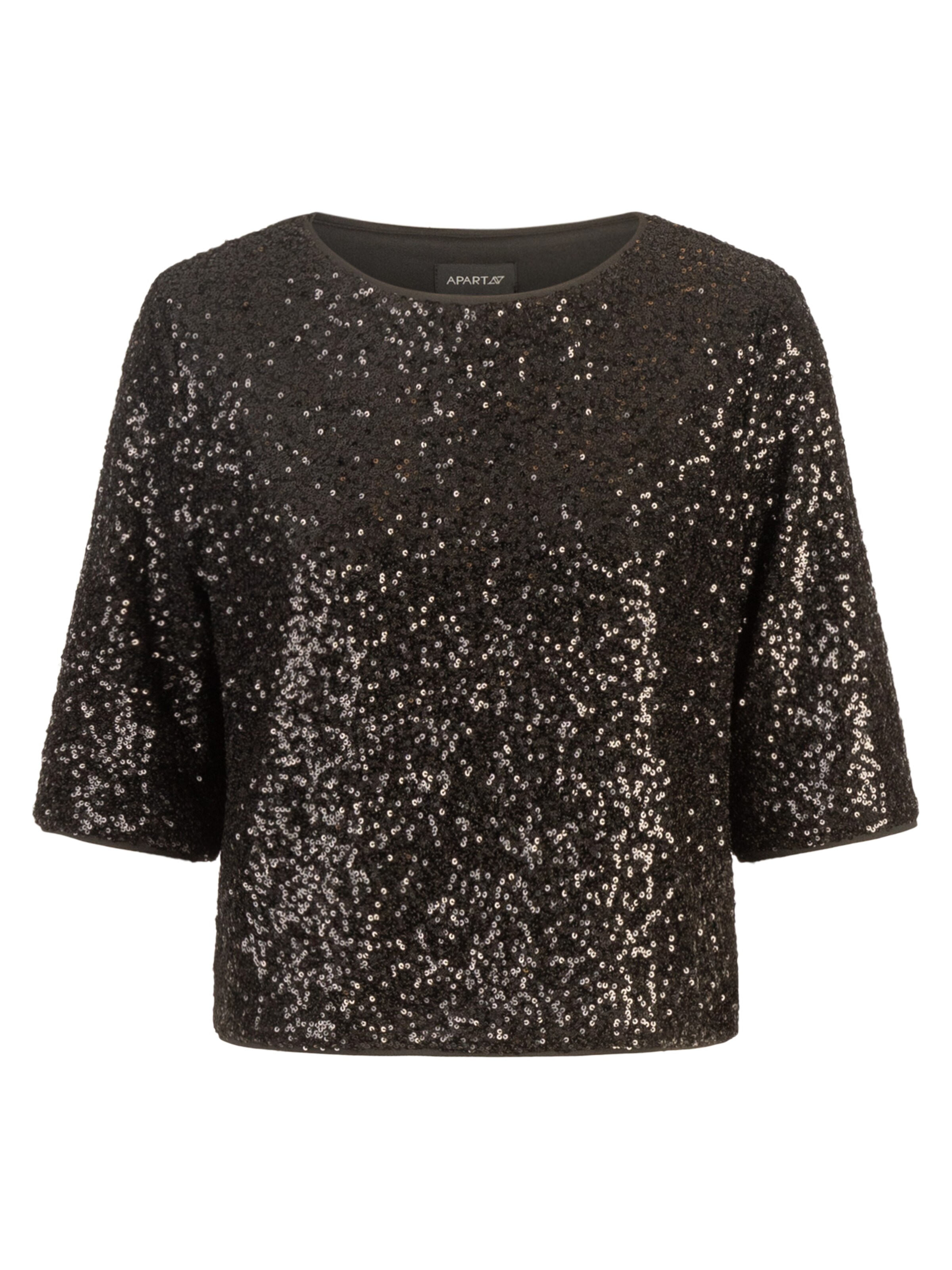 APART Shirt in Schwarz: Vorderseite