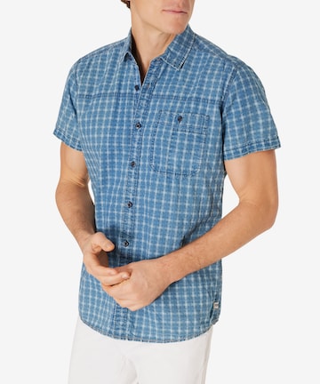 PIONEER Comfort fit Button Up Shirt in Blue