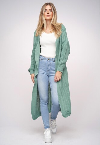 Cloud5ive Strickjacke in Grün: Vorderseite
