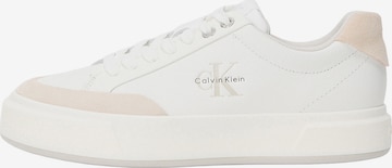 Calvin Klein Nizke superge | bela barva: sprednja stran