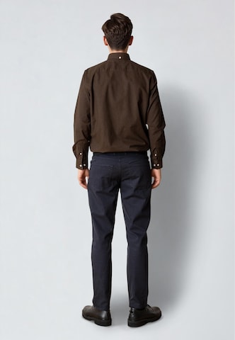 Coupe regular Chemise Clean Cut Copenhagen en marron