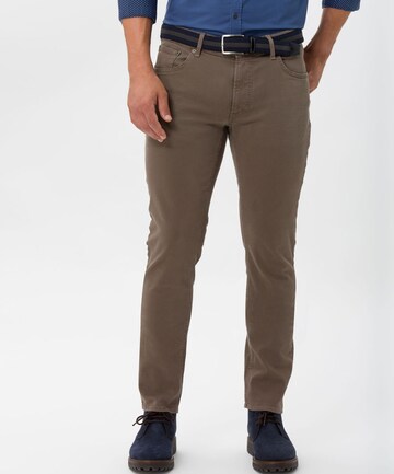 BRAX Slim fit Jeans 'Chuck' in Brown: front