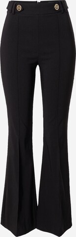 Flared Pantaloni di River Island in nero: frontale