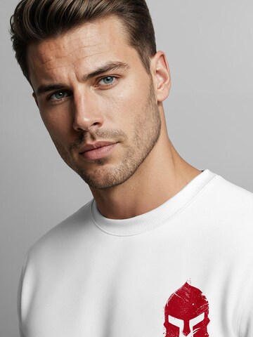 Neverless Sweatshirt 'Sparta 1'‌‌‌ in Weiß