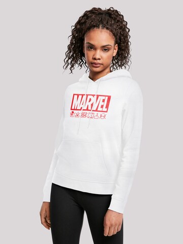 F4NT4STIC Sweatshirt 'Marvel' in Wit: voorkant