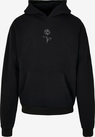 Sweat-shirt 'Rose' Merchcode en noir : devant