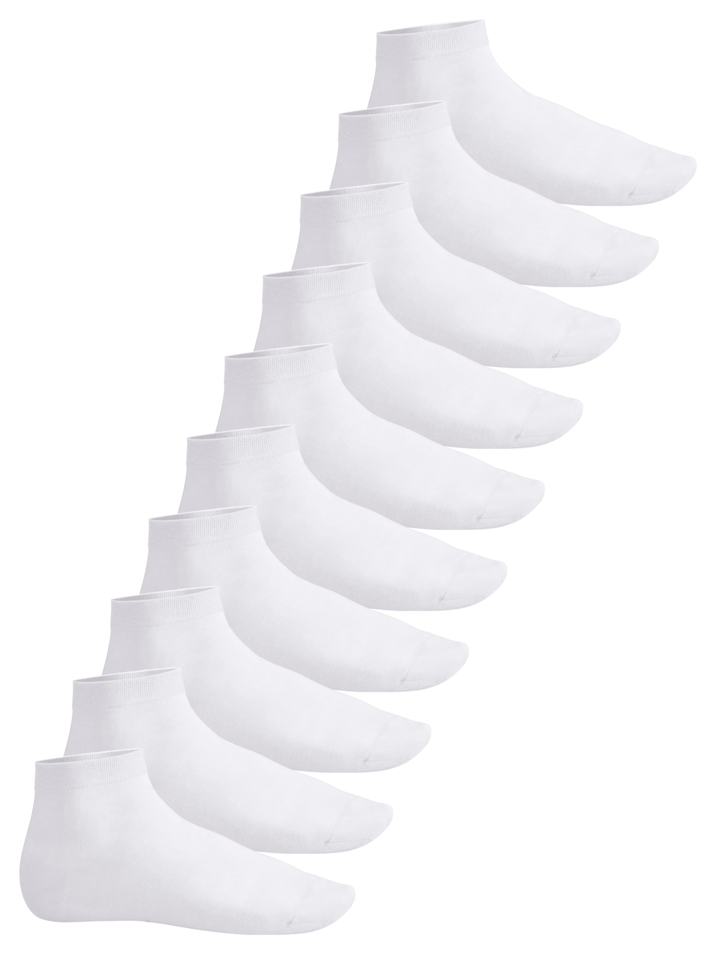 footstar Socken 'EVERYDAY!'‌‌‌ in Weiß: Vorderseite