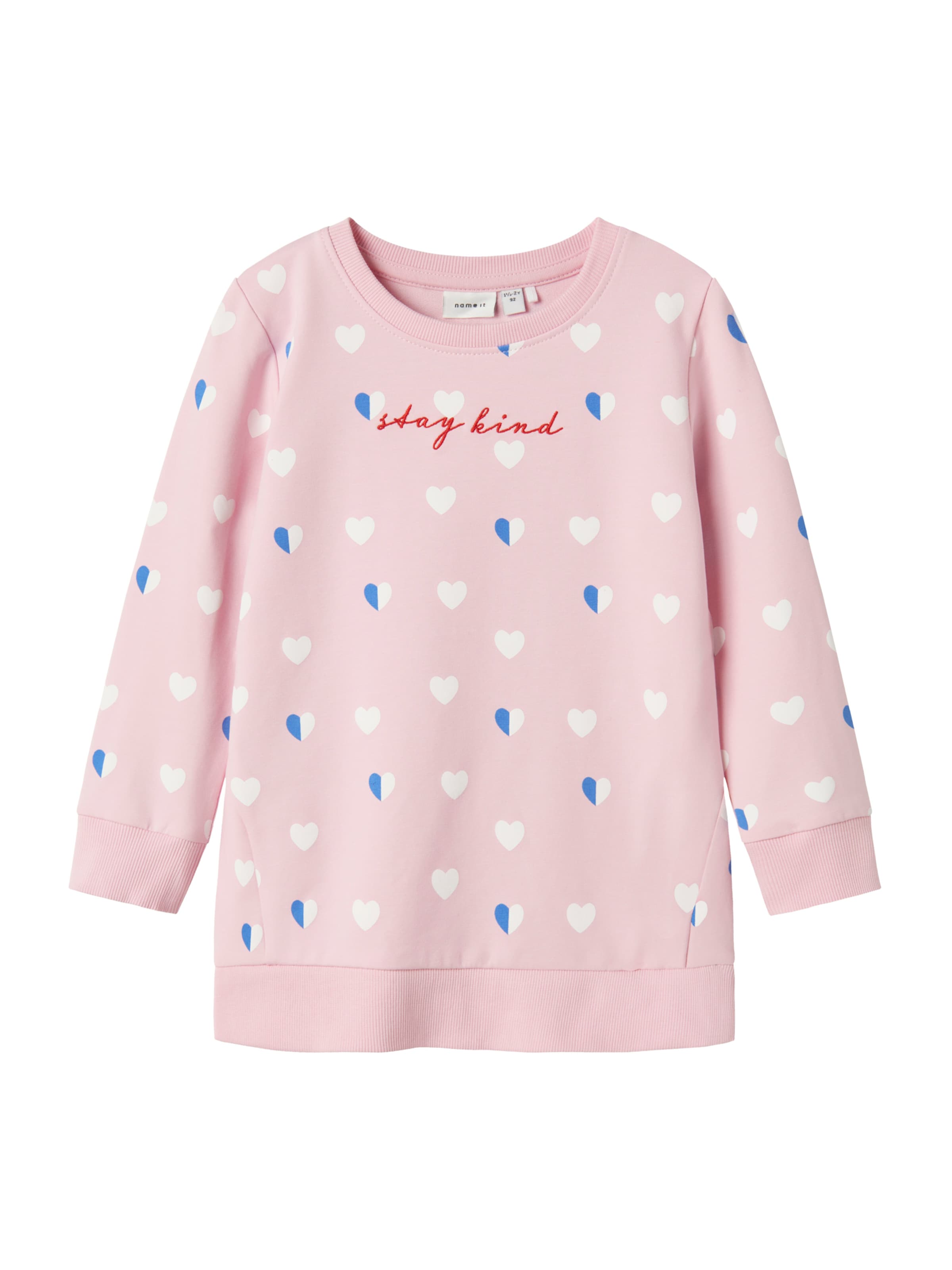 NAME IT Sweatshirt 'NMFLIA' i pink: forside