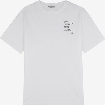 T-Shirt 'Flower' Scalpers en blanc : devant