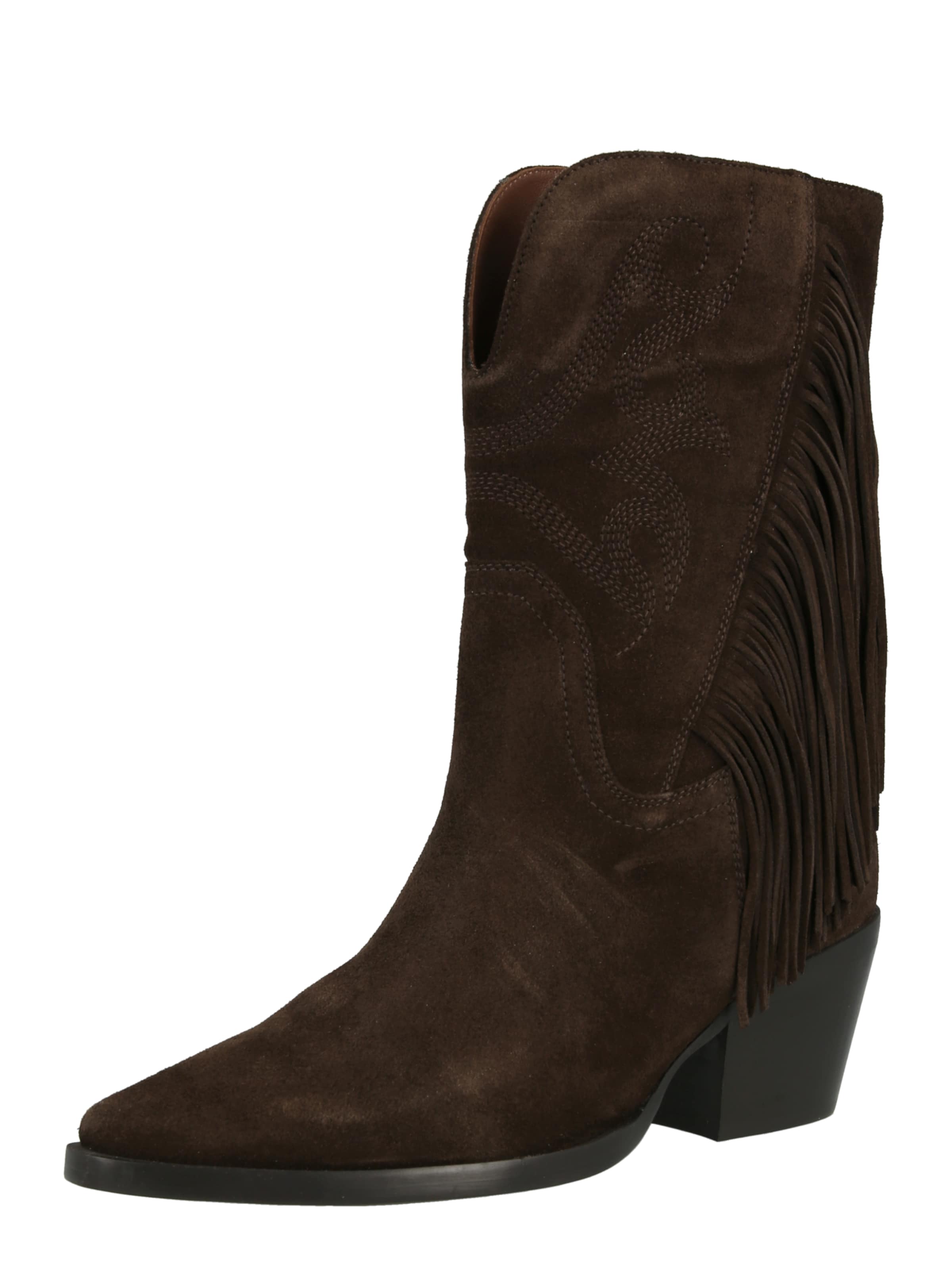 BRONX Καουμπόικη μπότα 'Jukeson' σε καφέ: μπροστά