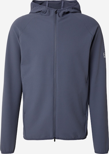EA7 Emporio Armani Urheilullinen collegetakki 'VENTUS7' koossa S värissä safiiri / hopeanharmaa, Tuotenäkymä