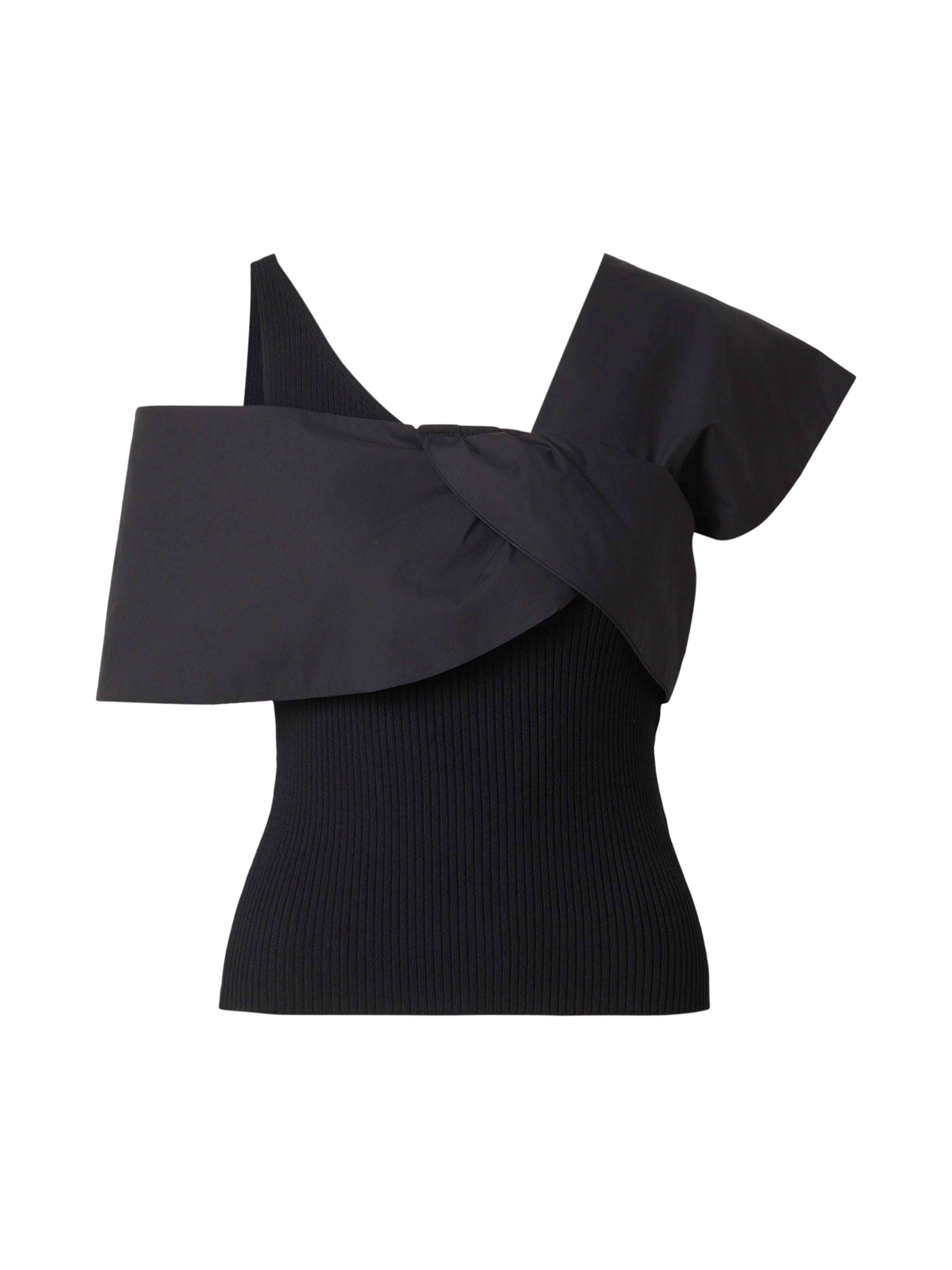 OBJECT Knitted Top 'OBJBETZY' in Black: front