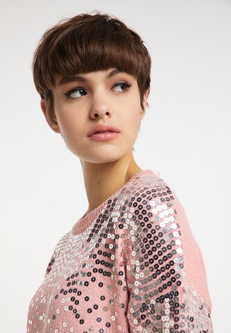 myMo at night - Regular Pullover em rosa