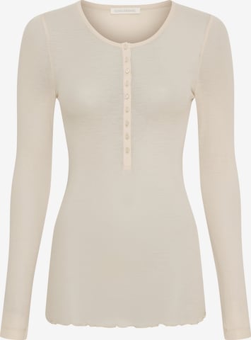 Seamless Basic Paita 'Granddad' värissä beige: etupuoli