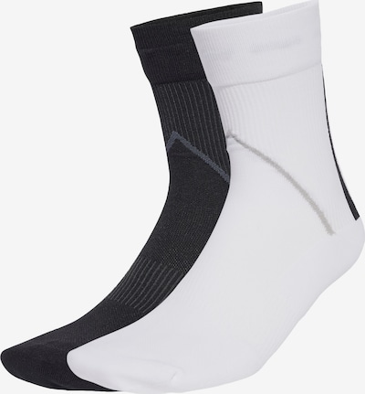ADIDAS ORIGINALS Sukat 'Techy Crew 2 Pairs' värissä harmaa / musta / valkoinen, Tuotenäkymä