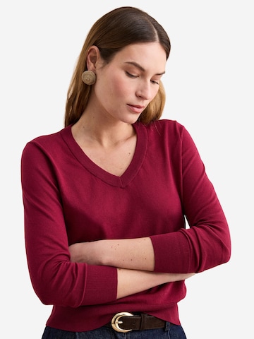 Il Lanificio Sweater in Red: front