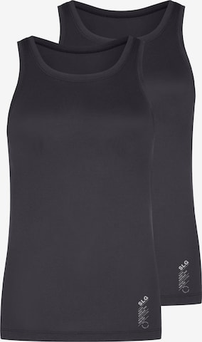 SLOGGI Undershirt 'SLG Base Soft' in Black: front