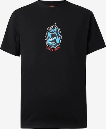 Santa CruzMajica 'Camiseta santa cruz negra screaming flame front tee' - crna boja: prednji dio