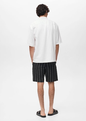 MANGO MAN Regular fit Button Up Shirt 'Banarea' in White