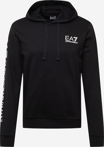 EA7 Emporio Armani - Sweatshirt em preto: frente
