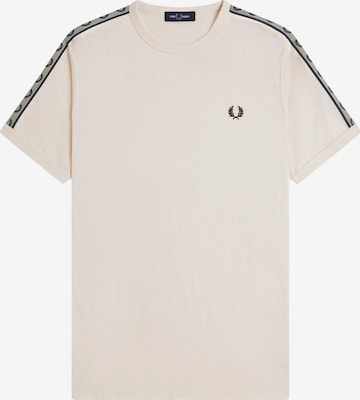 Fred Perry Koszulka 'Camiseta fred perry rosa contrast tape ringer tee' w kolorze różowy: przód