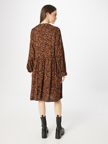 Kaffe Shirt Dress 'Mira' in Brown