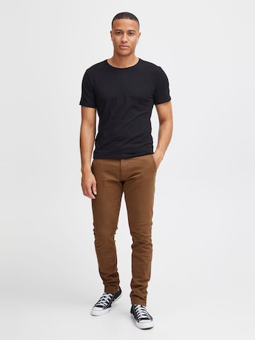 BLEND Slimfit Chinohose 'Natan' in Braun
