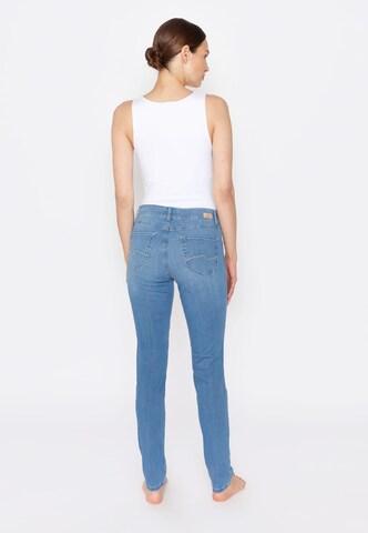 Angels Regular Slim Fit Jeans Jeans Skinny mit Organic Cotton in Blau