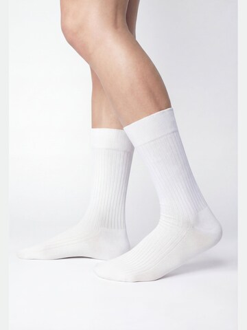 Ciocca Socks in White