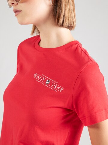 GANT Shirt in Rood