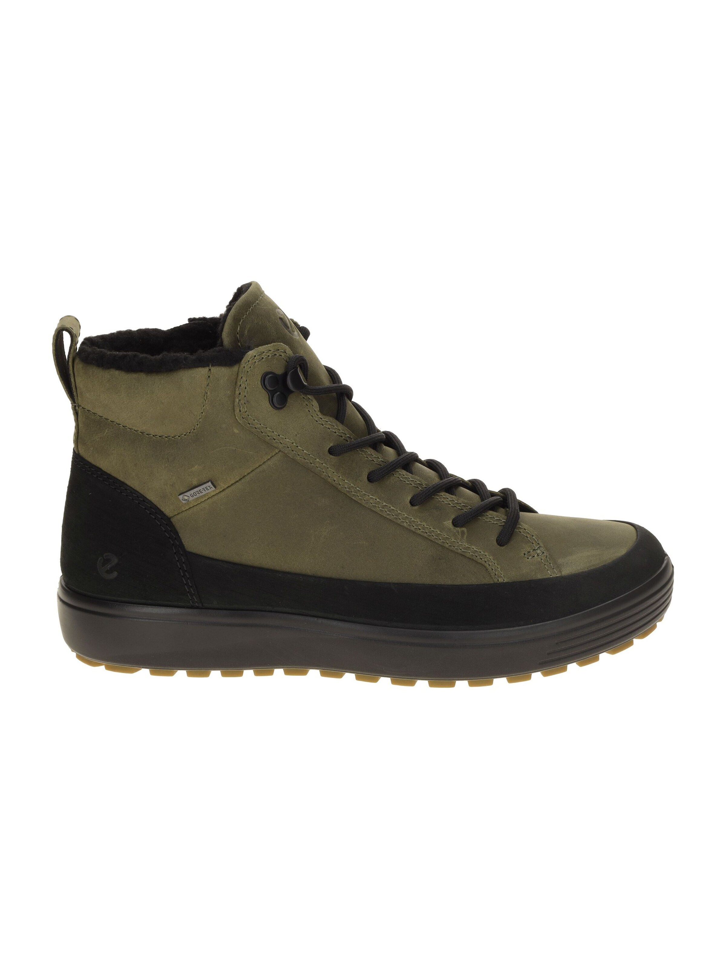 Boots stringati 'Soft 7' di ECCO in verde