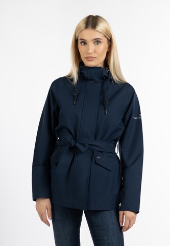 DreiMaster Klassik Weatherproof jacket in Blue: front