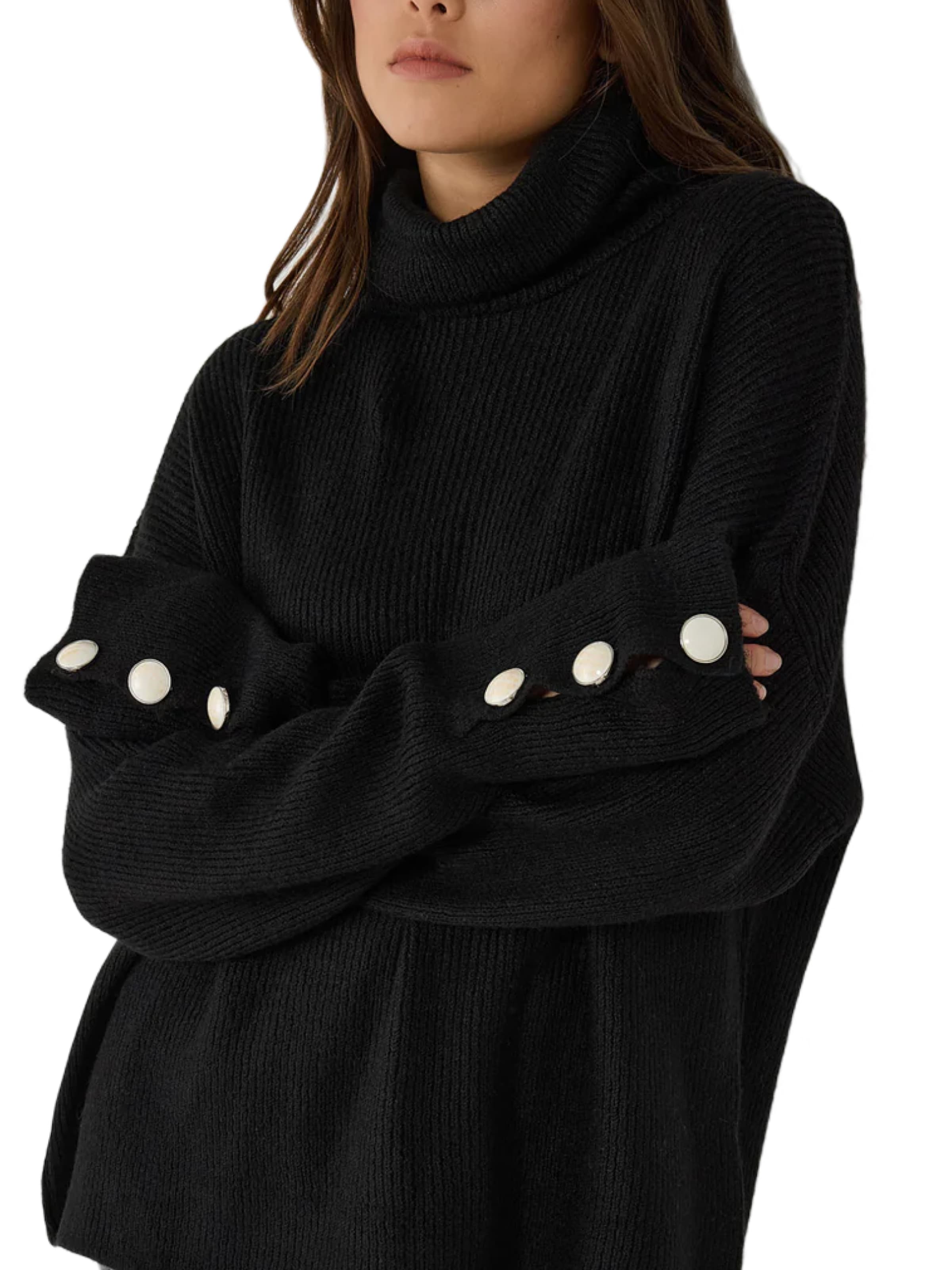 No Matter What Trui in Zwart