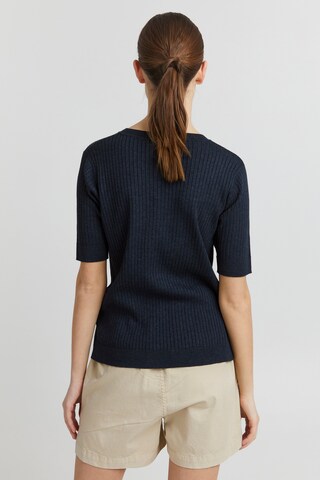 Oxmo Kurzarmpullover 'Riona' in Blau