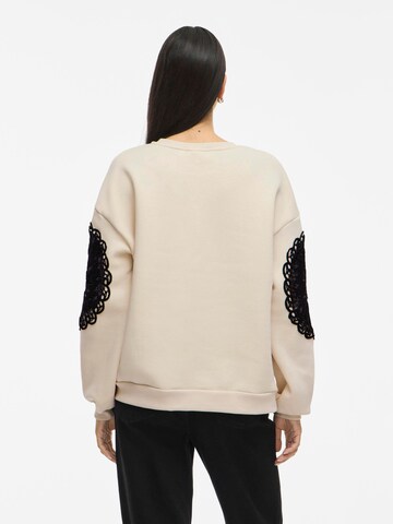 VILA Sweatshirt 'VIHeika' i beige
