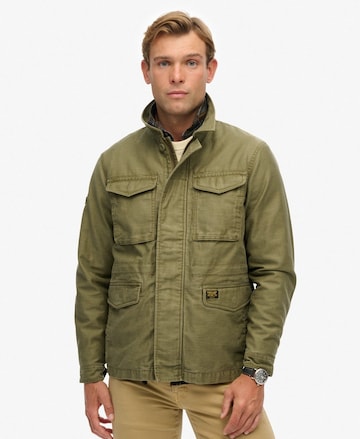 Superdry Between-Season Jacket 'M65' in Green: front