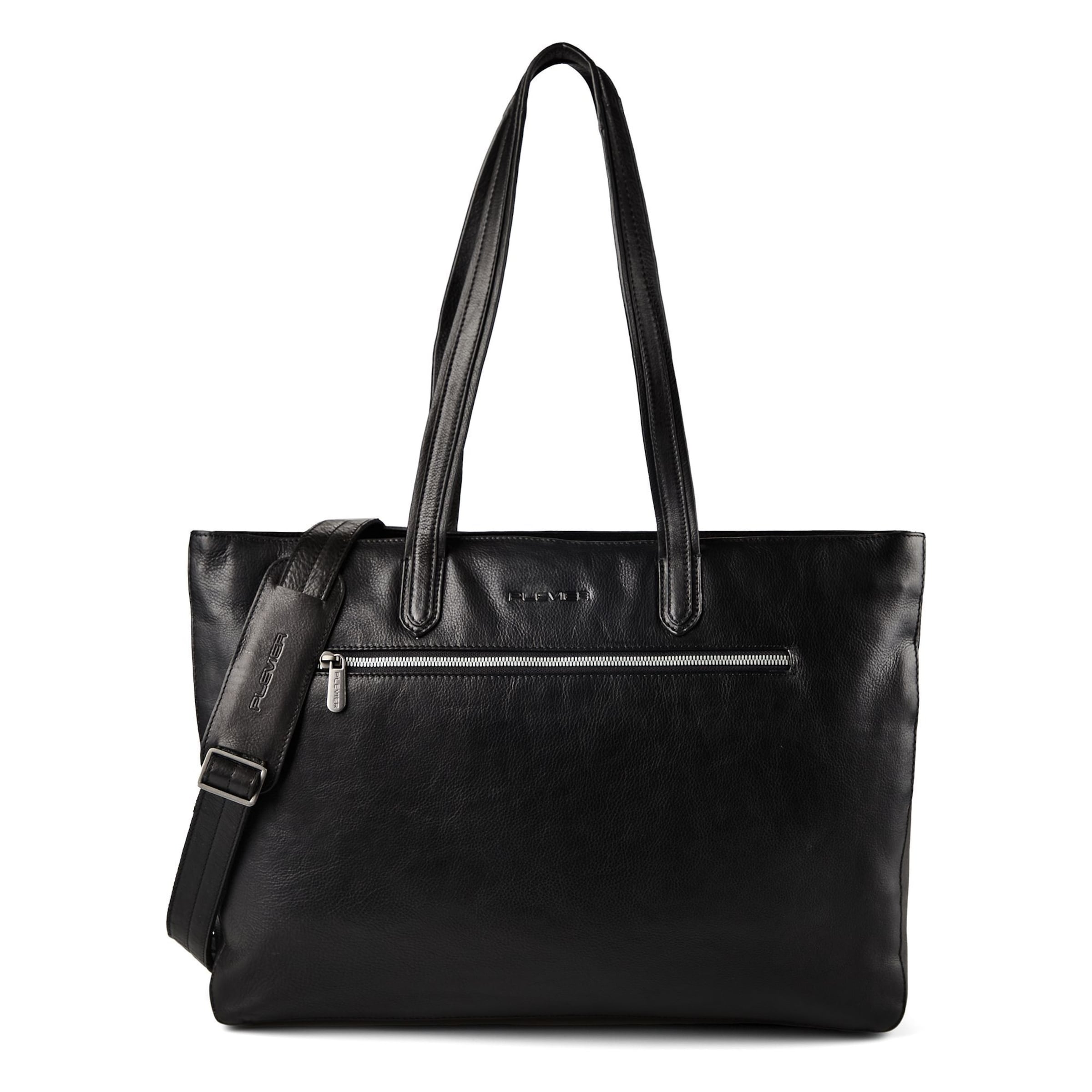 Sac bandoulière Plevier en noir : devant