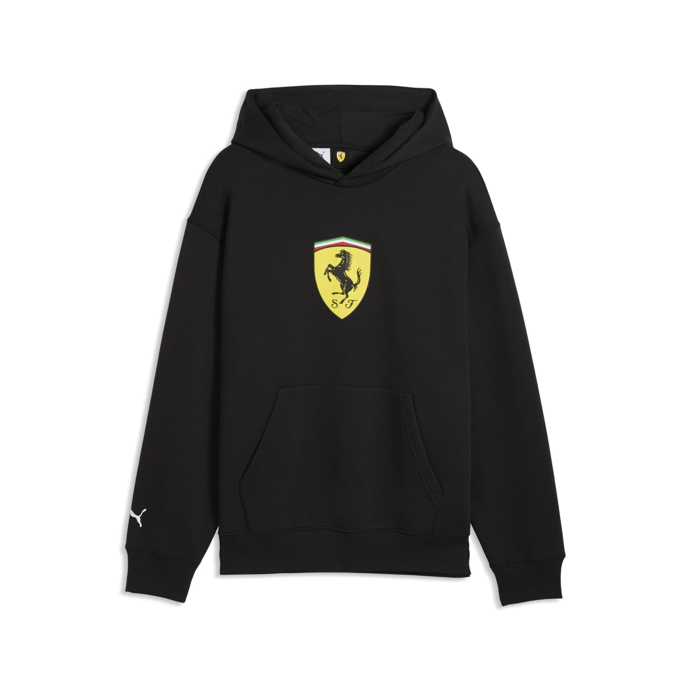 Sweat-shirt 'Scuderia Ferrari' PUMA en noir : devant